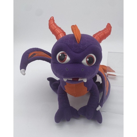 Skylanders Spyros The Purple Dragon Plush Stuffed Animal 2012 Lights Sounds Work - Picture 1 of 3